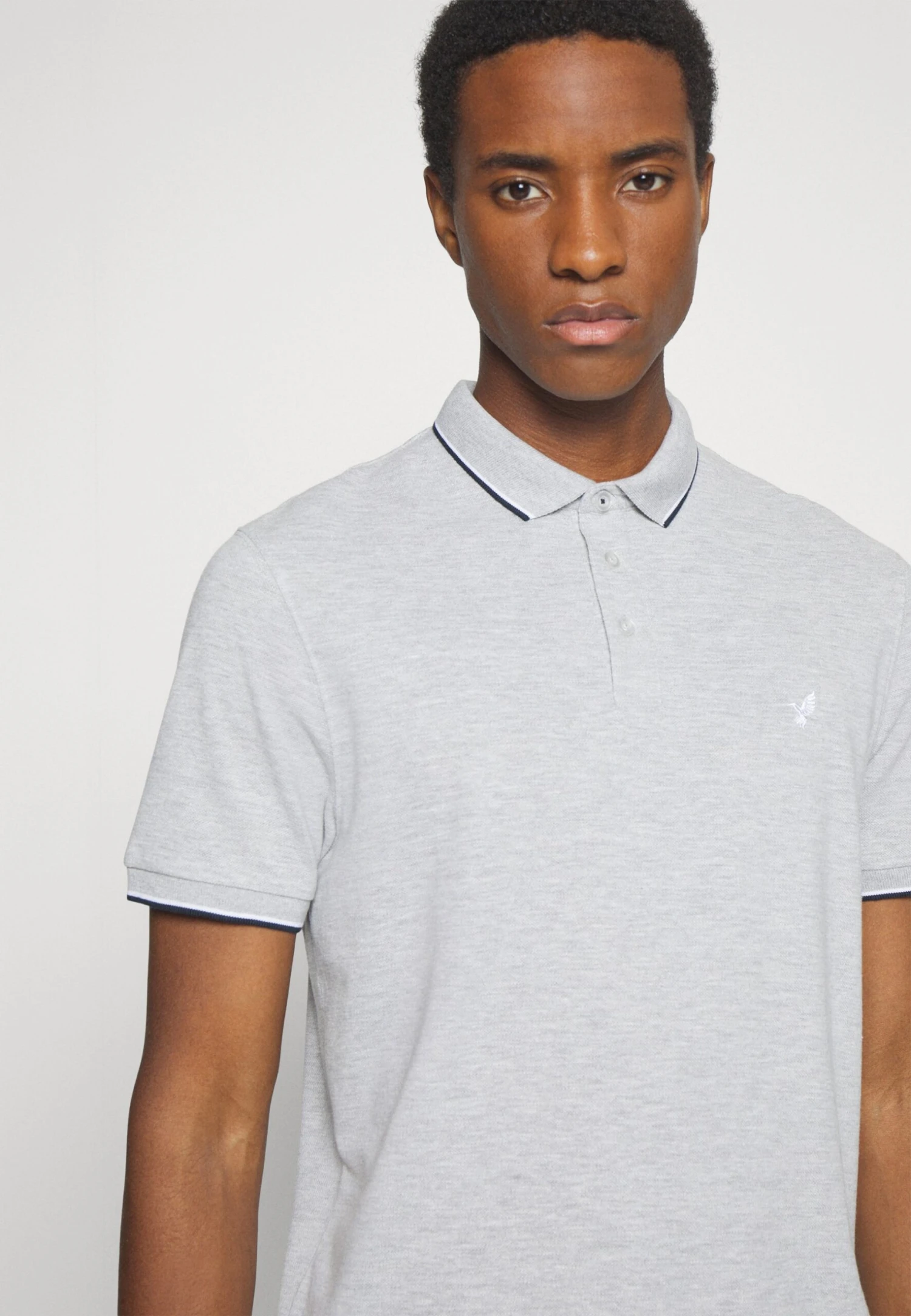 Pier One 2 Pack - Poloskjorter - Light Grey/Dark Blue 7 Pier One 2 Pack - Poloskjorter - Light Grey/Dark Blue - Bilde 5
