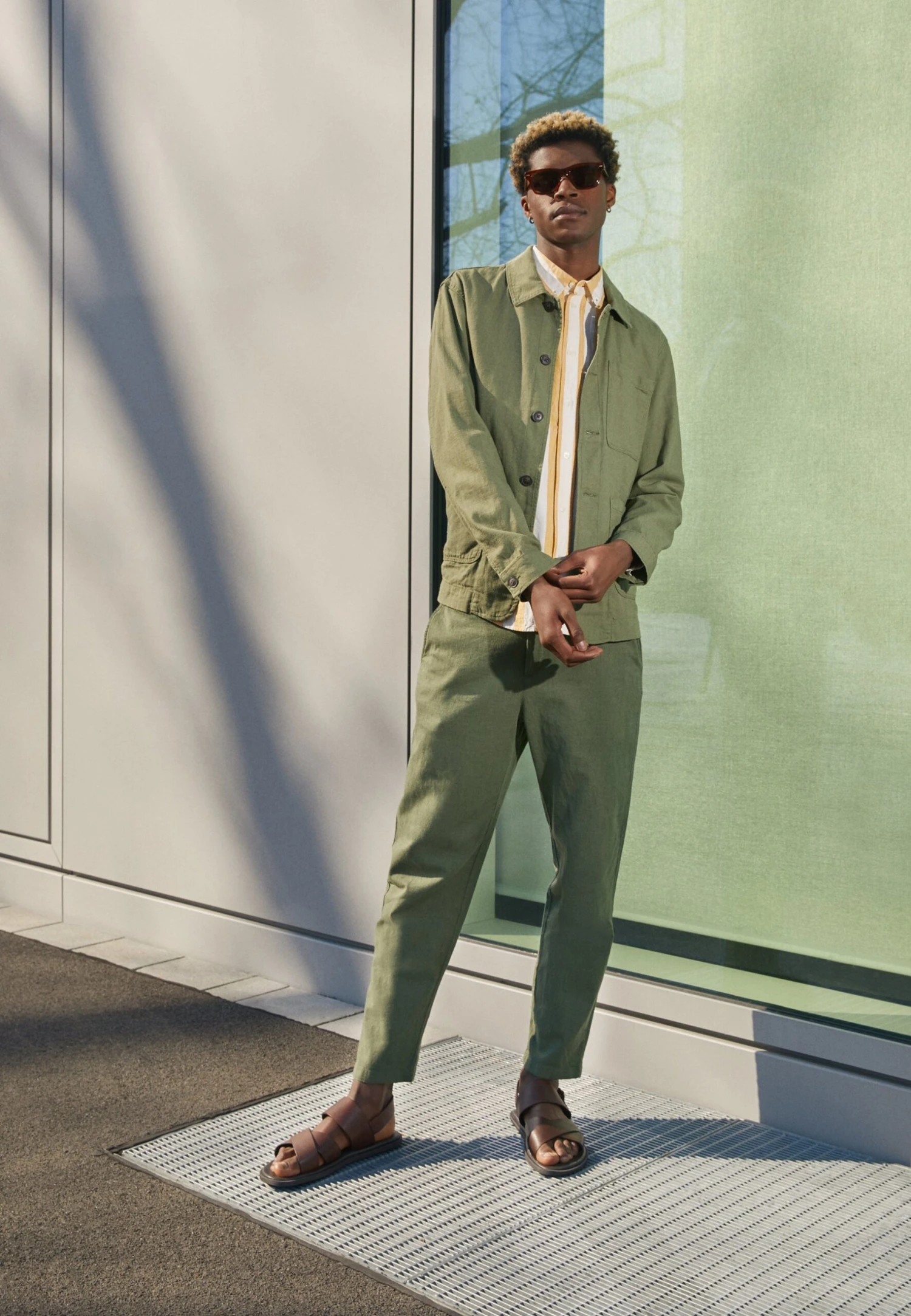 Pier One Unisex - Sandaler - Cognac 5 Pier One Unisex - Sandaler - Cognac - Bilde 3