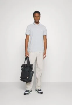 Pier One 2 Pack - Poloskjorter - Light Grey/Dark Blue