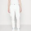Pier One Cuffed Skinny Trouser- Cargobukse - White -Pier One 0ce051fd5aa747cdb36bfc56fc02a369