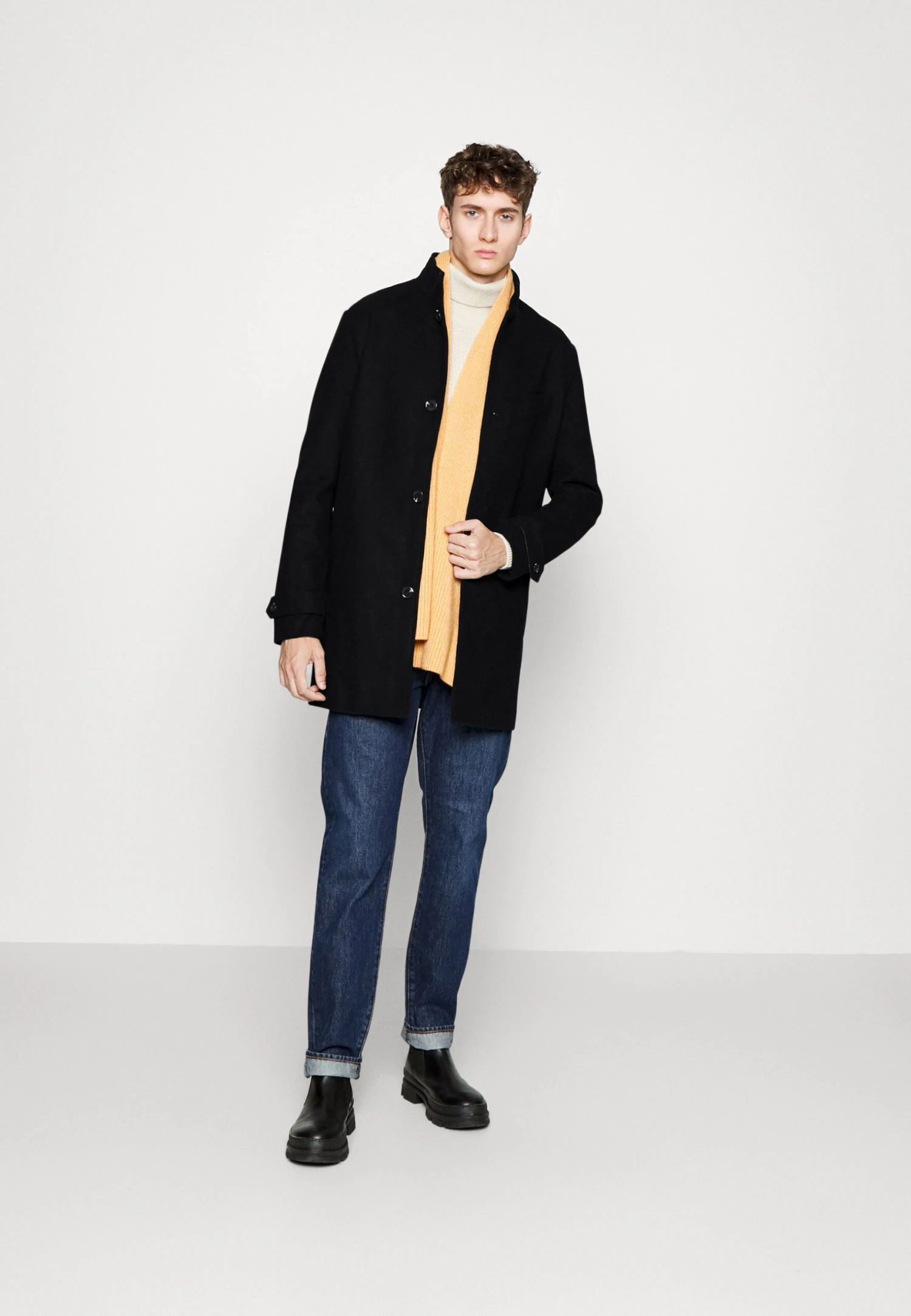 Pier One Klassisk Kåpe / Frakk - Black 4 Pier One Klassisk Kåpe / Frakk - Black - Bilde 2