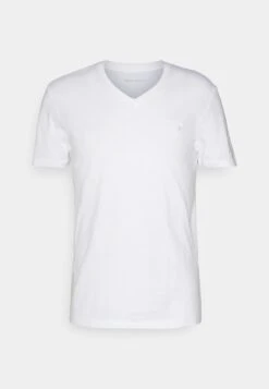 Pier One V Neck Bird Tonal 3 Pack - T-Shirts - Light Brown/White/Dark Blue -Pier One 28f86b9281a846468836f5c46e5a93ff