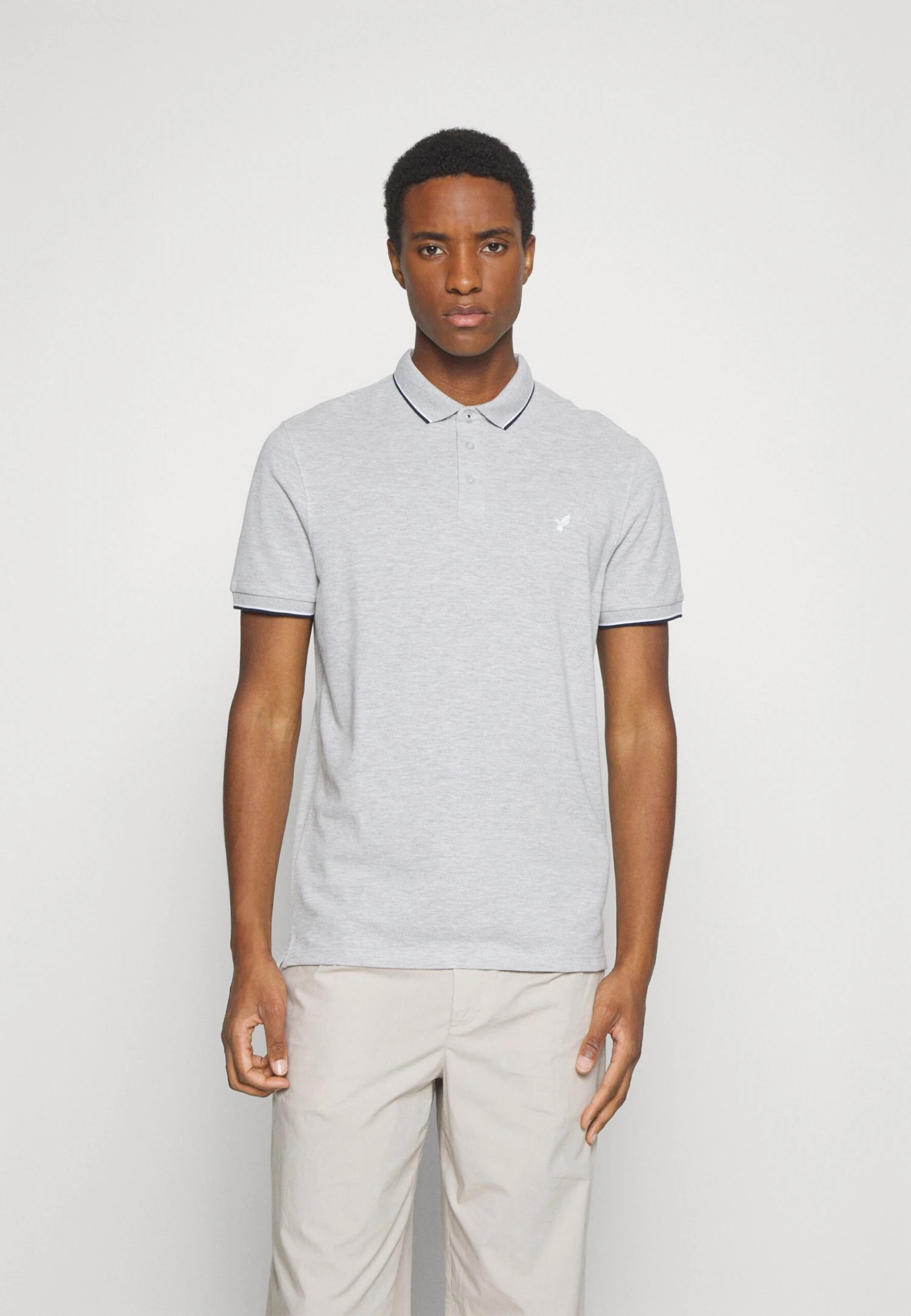 Pier One 2 Pack - Poloskjorter - Light Grey/Dark Blue 4 Pier One 2 Pack - Poloskjorter - Light Grey/Dark Blue - Bilde 2