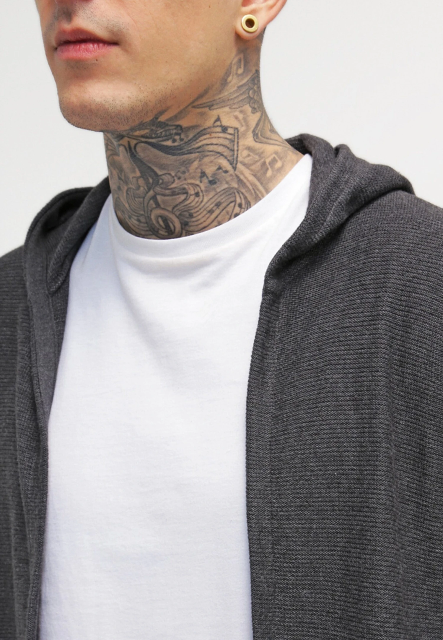 Pier One Cardigan - Mottled Dark Grey 8 Pier One Cardigan - Mottled Dark Grey - Bilde 6