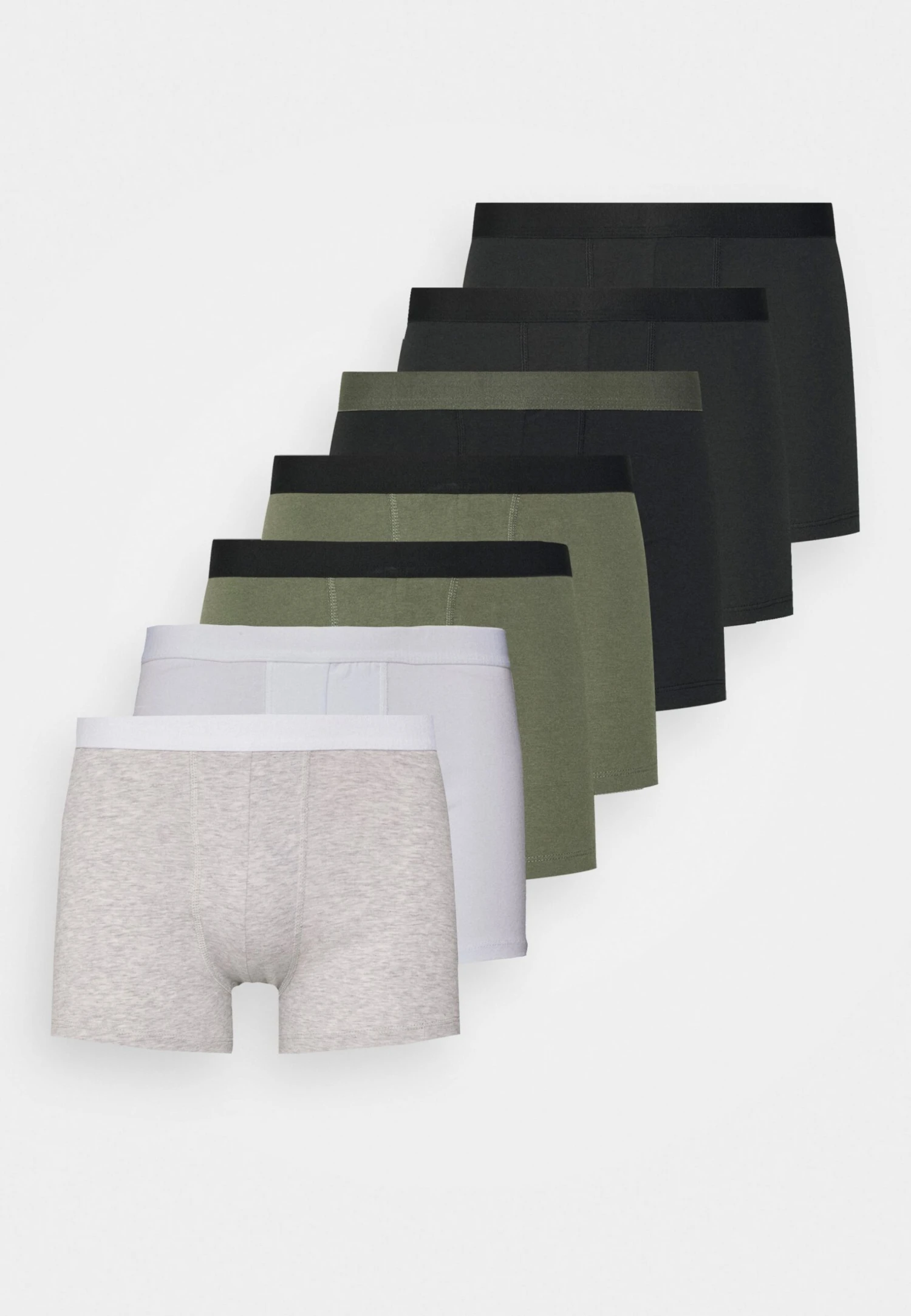 Pier One 7 Pack - Underbukse - Black/Grey/Khaki 7 Pier One 7 Pack - Underbukse - Black/Grey/Khaki - Bilde 5