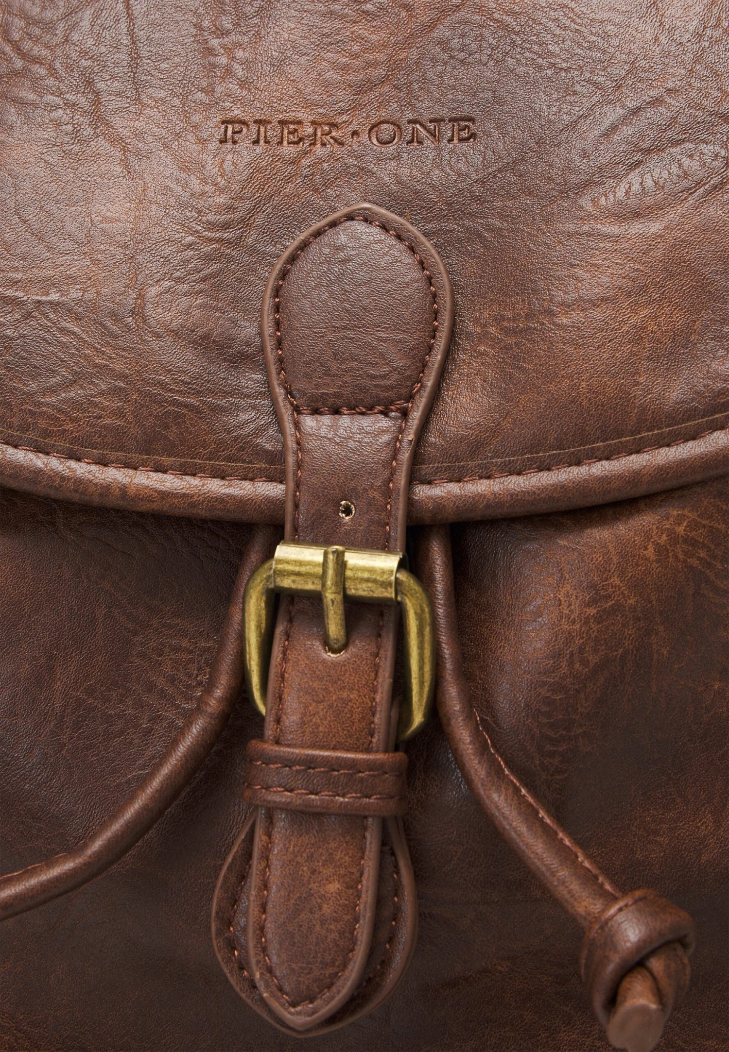 Pier One Unisex - Ryggsekk - Dark Brown 7 Pier One Unisex - Ryggsekk - Dark Brown - Bilde 5