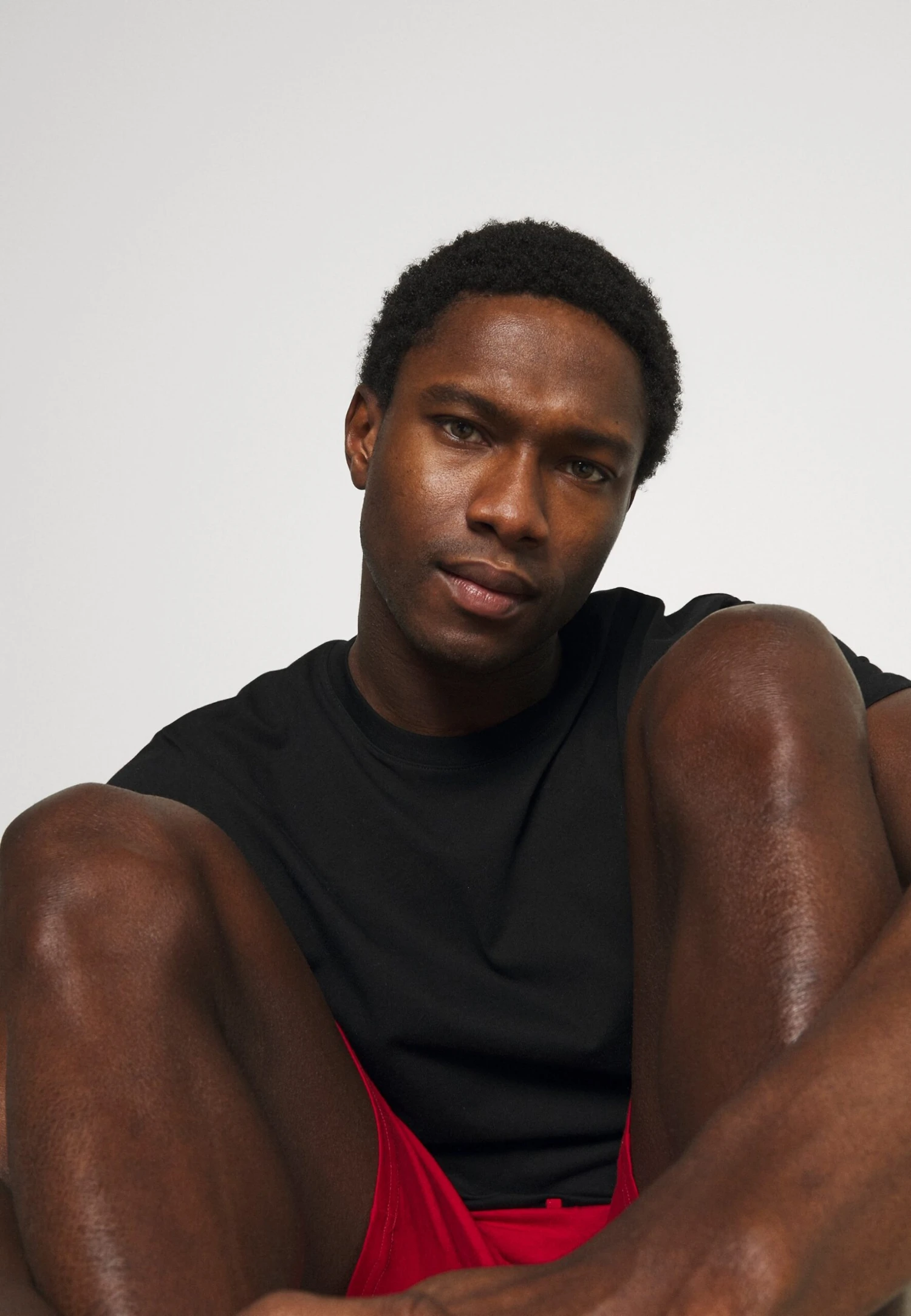 Pier One 3 Pack - Pyjamasbukse - Black/Mottled Dark Grey/Red 8 Pier One 3 Pack - Pyjamasbukse - Black/Mottled Dark Grey/Red - Bilde 6