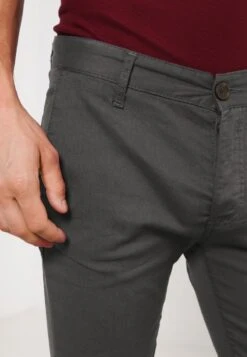 Pier One Chinos - Dark Grey -Pier One 57afc5e7d2fb4fccb50811bdf725c68c