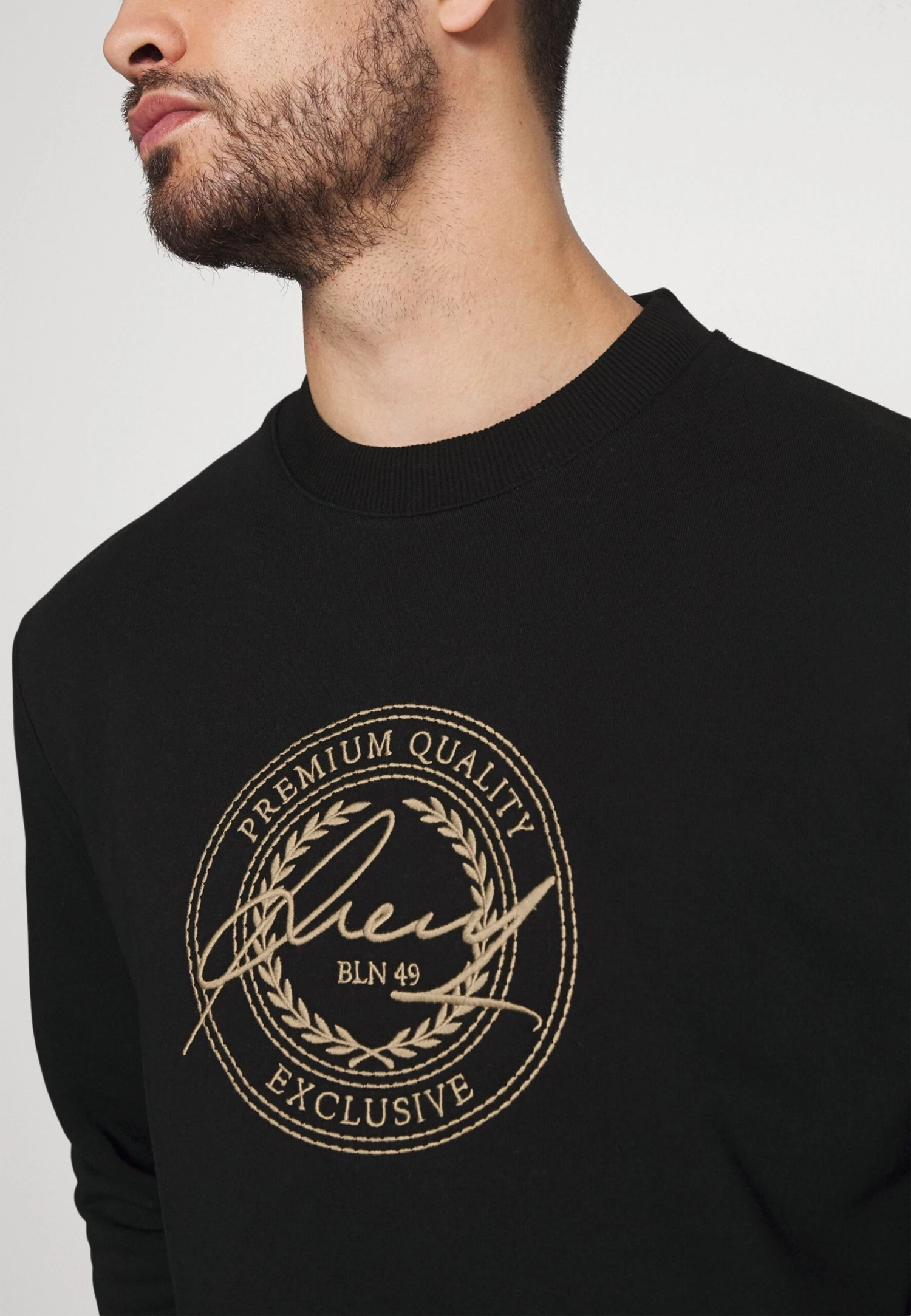 Pier One Sweatshirt - Black 7 Pier One Sweatshirt - Black - Bilde 5