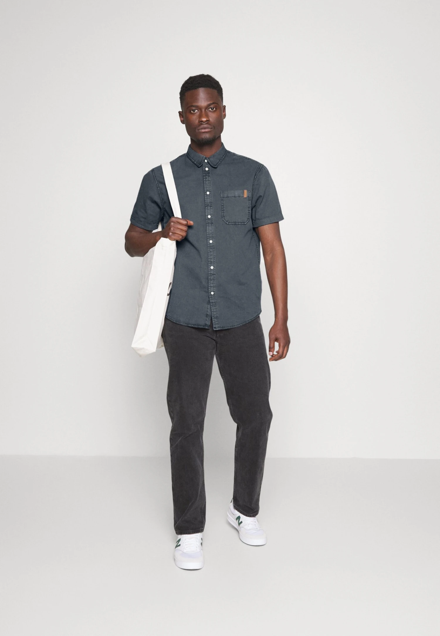 Pier One Skjorte - Blue-Grey 4 Pier One Skjorte - Blue-Grey - Bilde 2