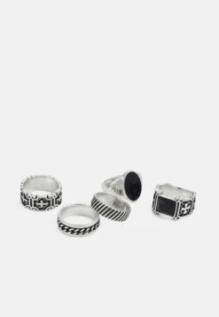 Pier One 5 Pack - Ring - Silver-Coloured -Pier One 66e325546bde460db567a8e5e257aca9