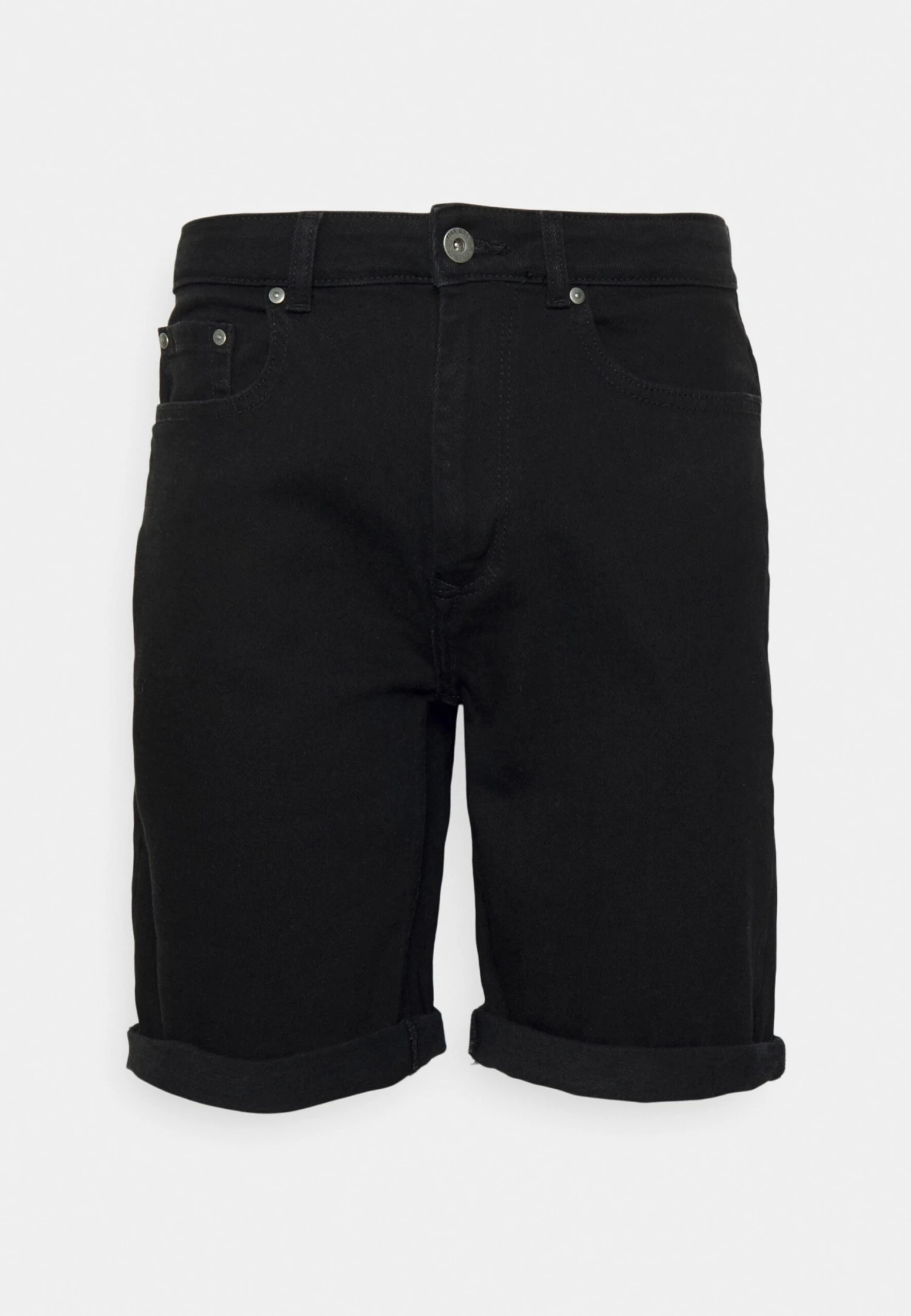 Pier One Jeansshorts - Black Denim 3 Pier One Jeansshorts - Black Denim