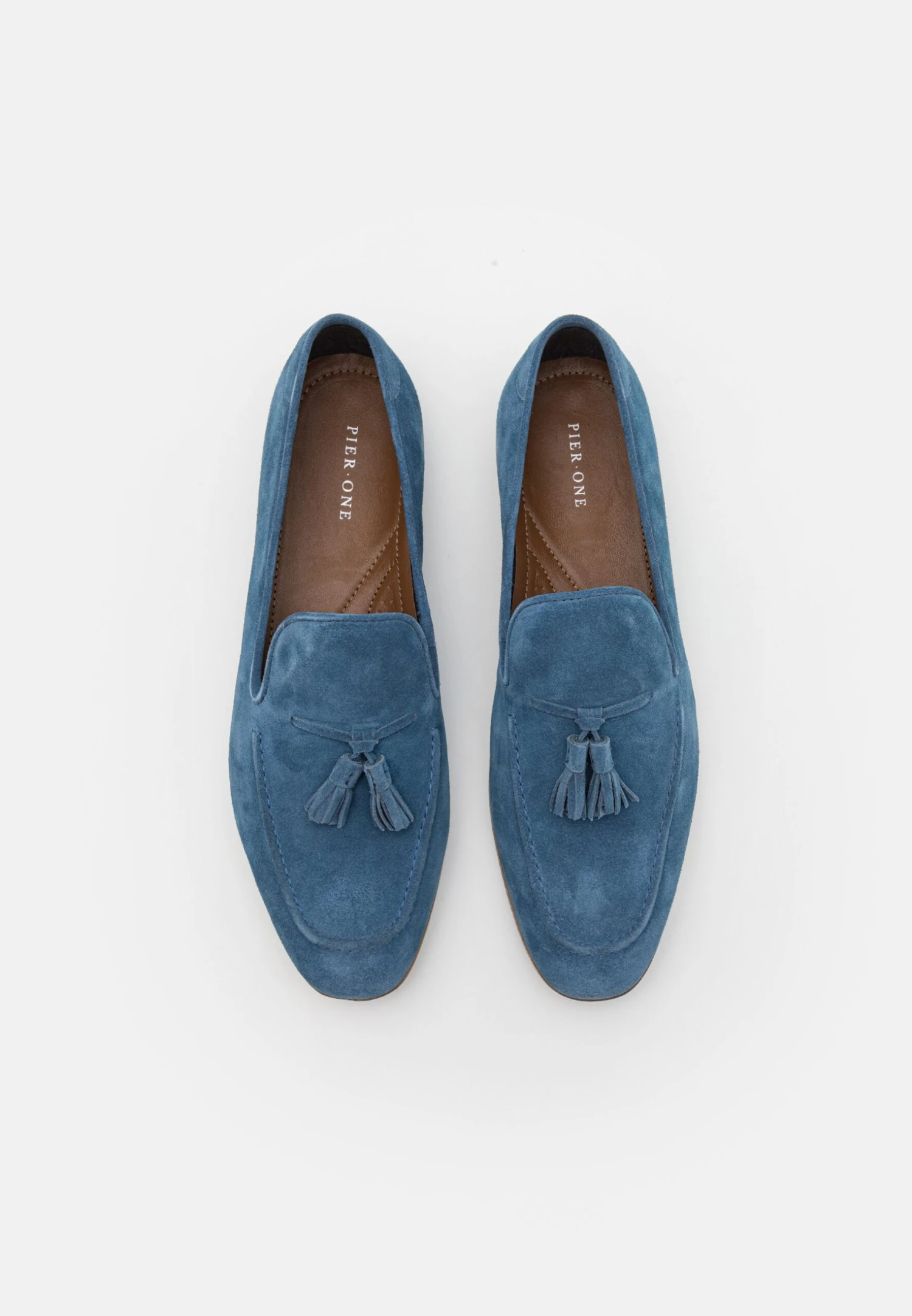 Pier One Leather - Slippers - Blue 6 Pier One Leather - Slippers - Blue - Bilde 4