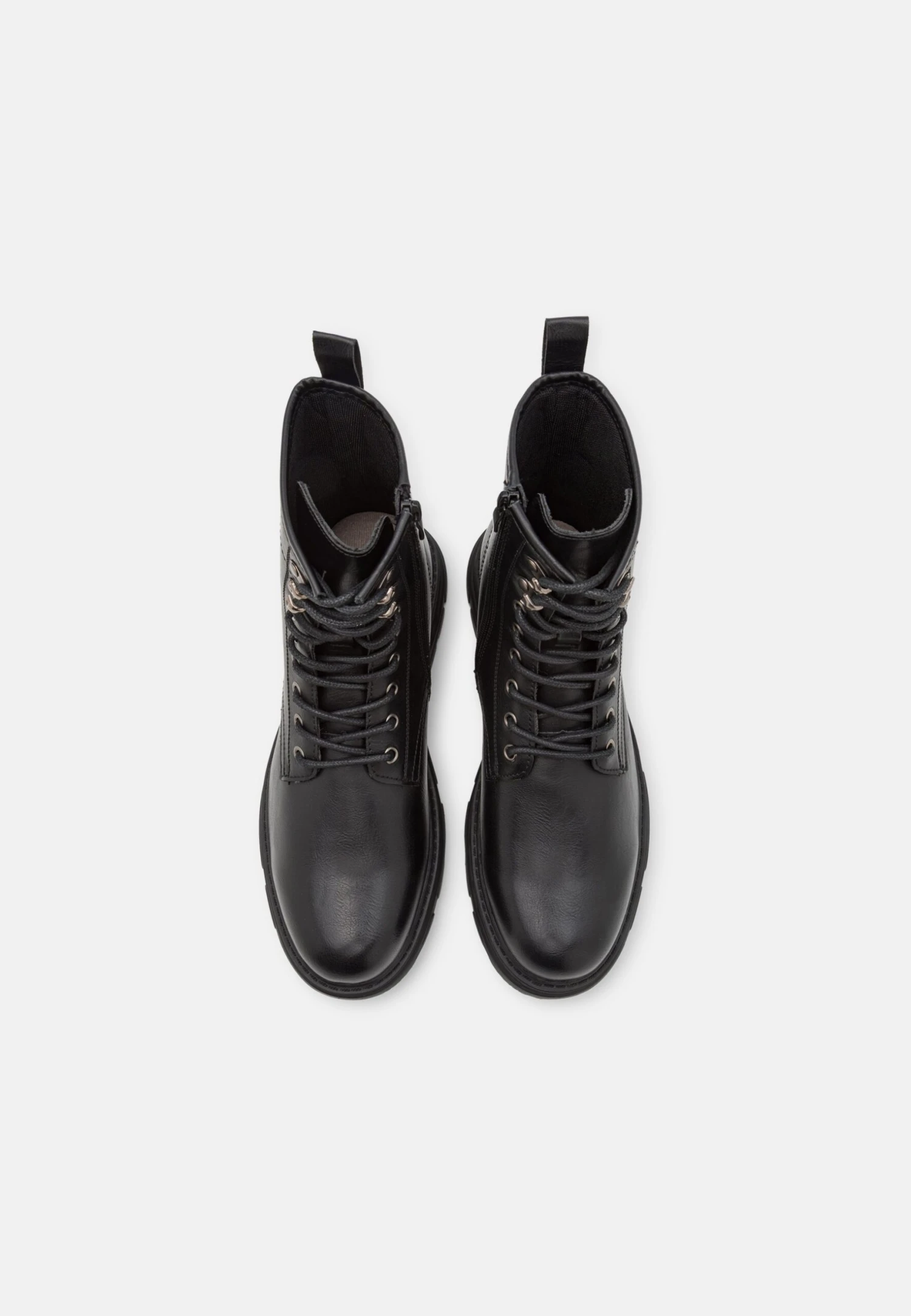 Pier One Leather - Snørestøvletter - Black 6 Pier One Leather - Snørestøvletter - Black - Bilde 4