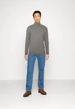 Pier One 3 Pack - Strikkegenser - Dark Blue/Black/Grey