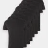 Pier One 7 Pack - T-Shirts - Black 1 Pier One 7 Pack - T-Shirts - Black -Pier One 9d043fa87e4c481f853c6645808423c9