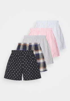 Pier One 5 Pack - Boxershorts - Blue/Dark Blue/Pink - -Pier One 9fb699084db745fb82f3afe419449e07