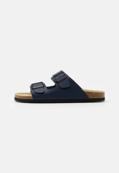 Pier One Unisex - Tøfler - Dark Blue
