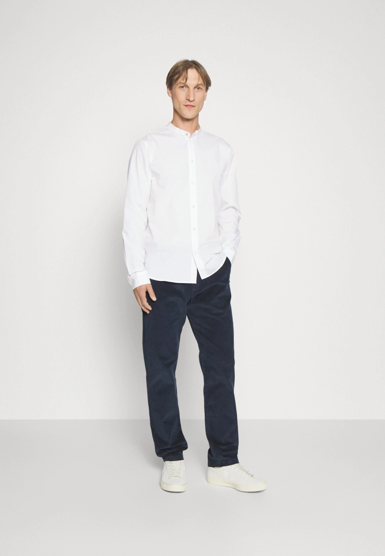 Pier One 2 Pack - Skjorte - White/Olive 3 Pier One 2 Pack - Skjorte - White/Olive