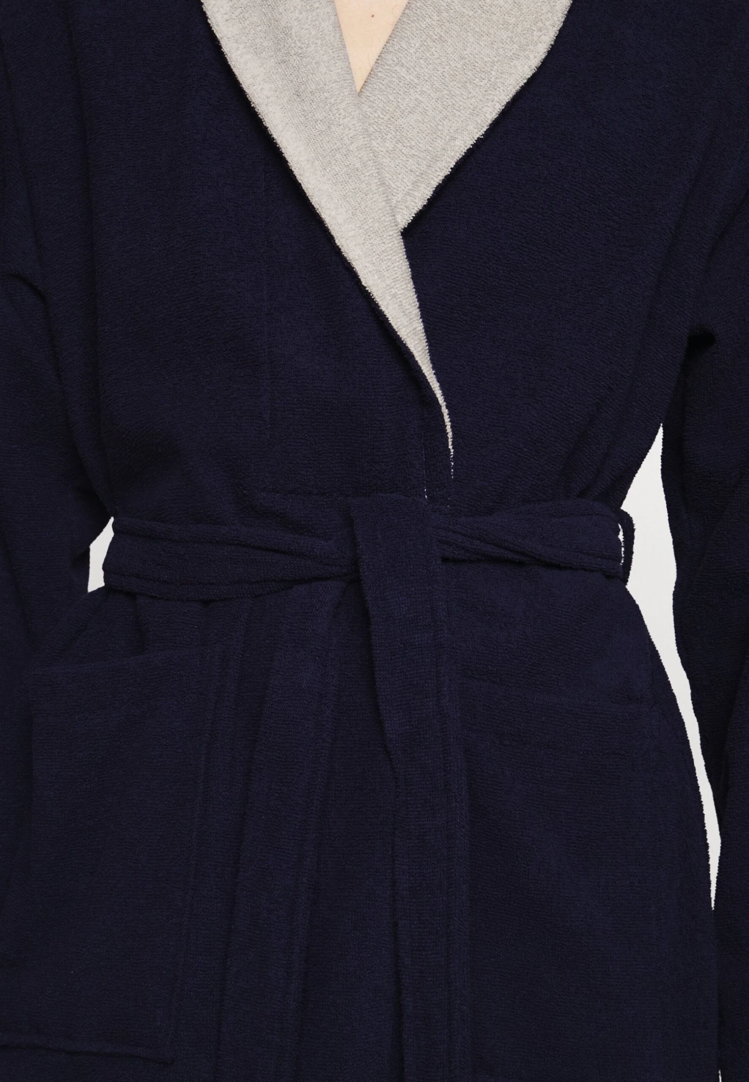 Pier One Shawl Towel Bathrobe - Badekåpe -Dark Blue 8 Pier One Shawl Towel Bathrobe - Badekåpe -Dark Blue - Bilde 6
