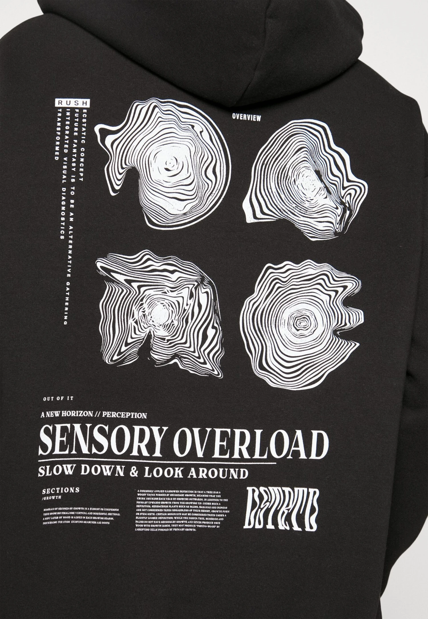 Pier One Wood Hoodie - Hoodie - Black 8 Pier One Wood Hoodie - Hoodie - Black - Bilde 6