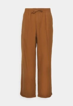 Pier One Drawcord Trousers Linen Blend - Bukse - Brown -Pier One c4ae8584f74e4db6851401113131d1a0