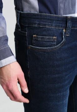 Pier One Basic - Jeans Straight Leg - Dark Blue Denim -Pier One cab4c5a817d8404784a40aa6e7e7d551