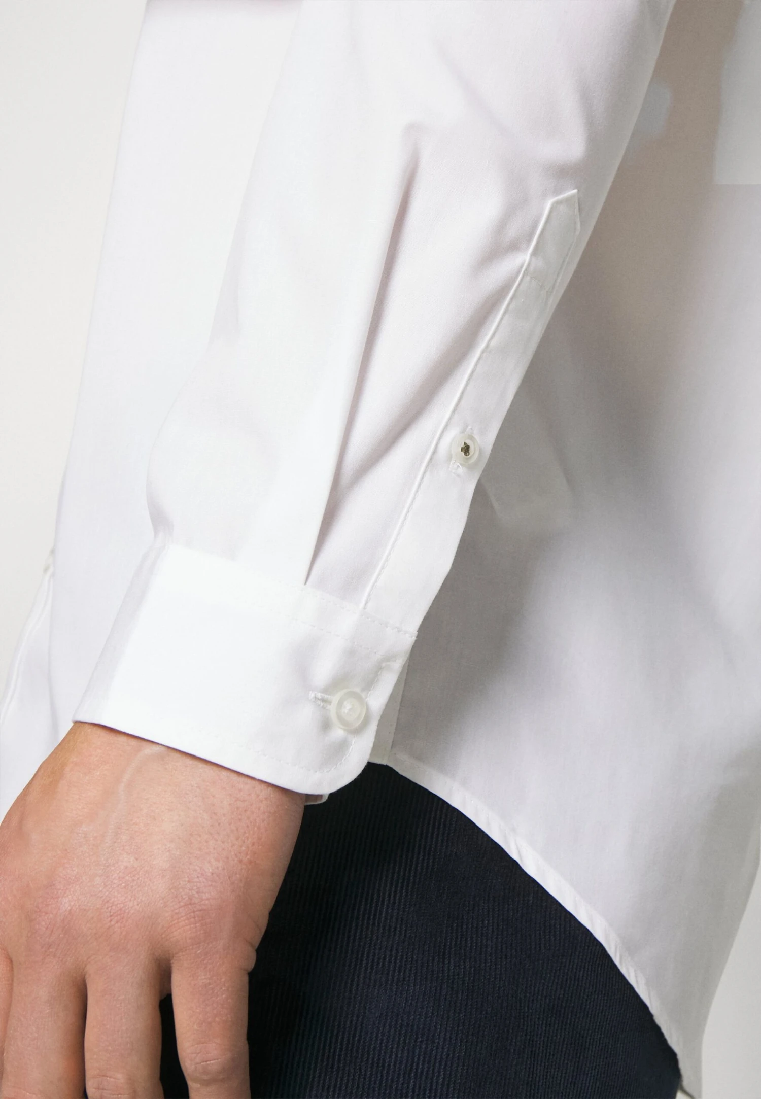 Pier One 2 Pack - Skjorte - White/Olive 8 Pier One 2 Pack - Skjorte - White/Olive - Bilde 6