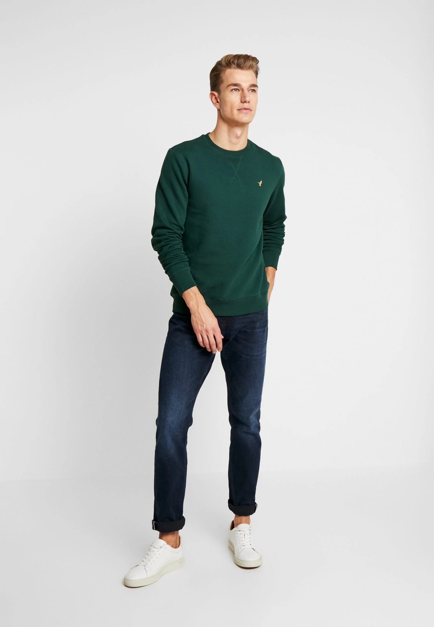 Pier One Sweatshirt - Dark Green 4 Pier One Sweatshirt - Dark Green - Bilde 2