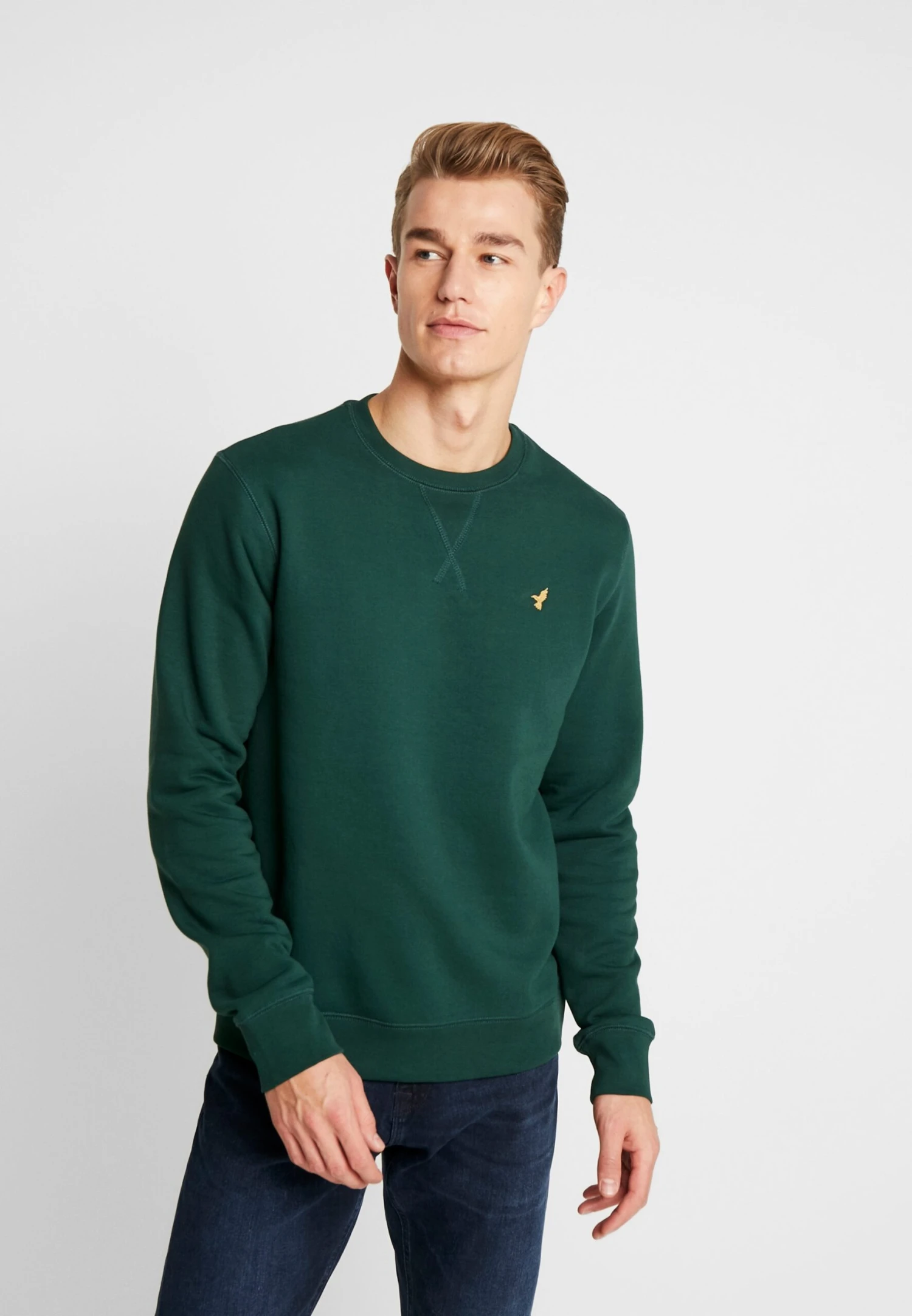 Pier One Sweatshirt - Dark Green 3 Pier One Sweatshirt - Dark Green